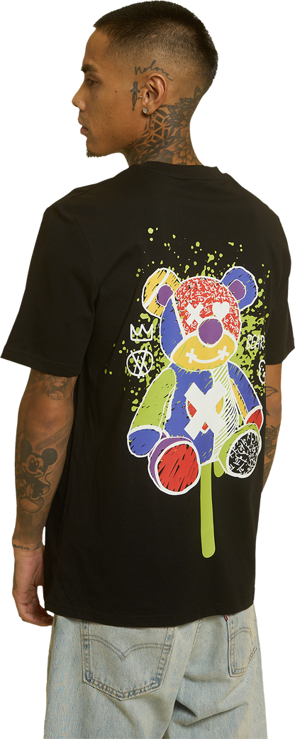 Camiseta Regular Bear Mode Black