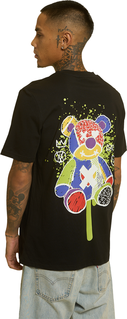 Camiseta Regular Bear Mode Black