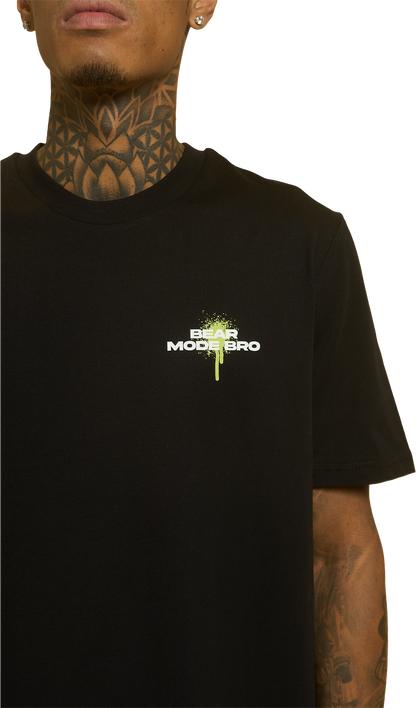 Camiseta Regular Bear Mode Black